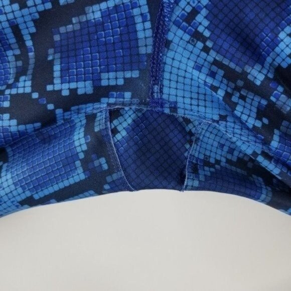 Lululemon Speed Tight IV Leggings Sz 6 Mini Ziggy Snake Pipe Dream Sapphire Blue - Picture 7 of 12